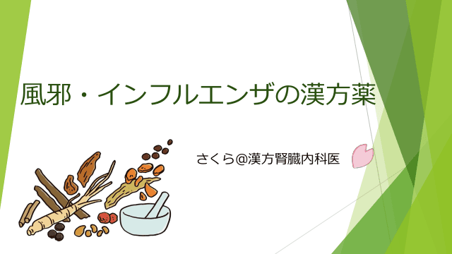 風邪・インフルエンザの漢方薬