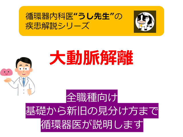 #5 大動脈解離【基礎から新旧の画像判断まで】