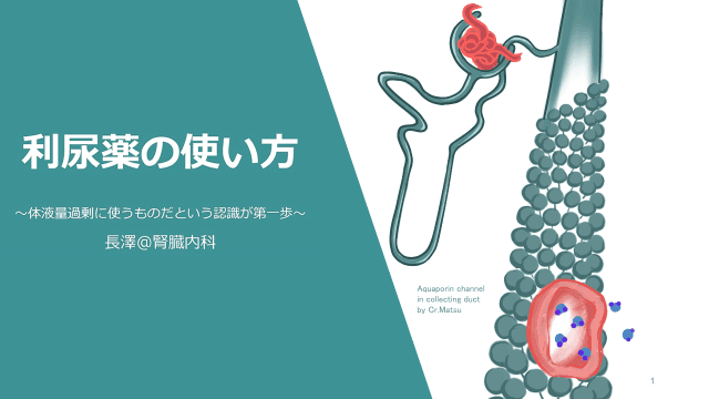 利尿薬の使い方〜体液量過剰に使うものだという認識が第一歩〜