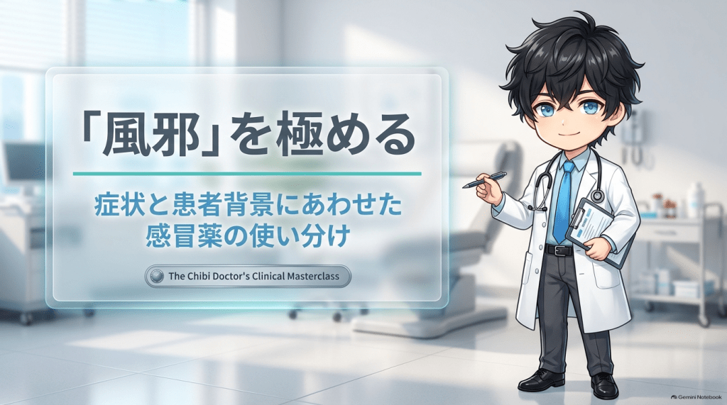 「風邪」を極める：感冒の正しい診断基準・鑑別疾患と漢方薬を含む使い分け L1.png