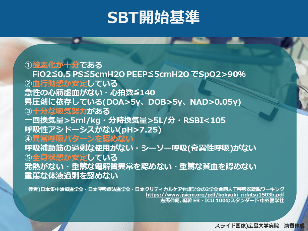 Antaa Slide Bild & Inspiration Foto zu 【人工呼吸器離脱】SAT・SBT・抜管前ステロイド投与のまとめ