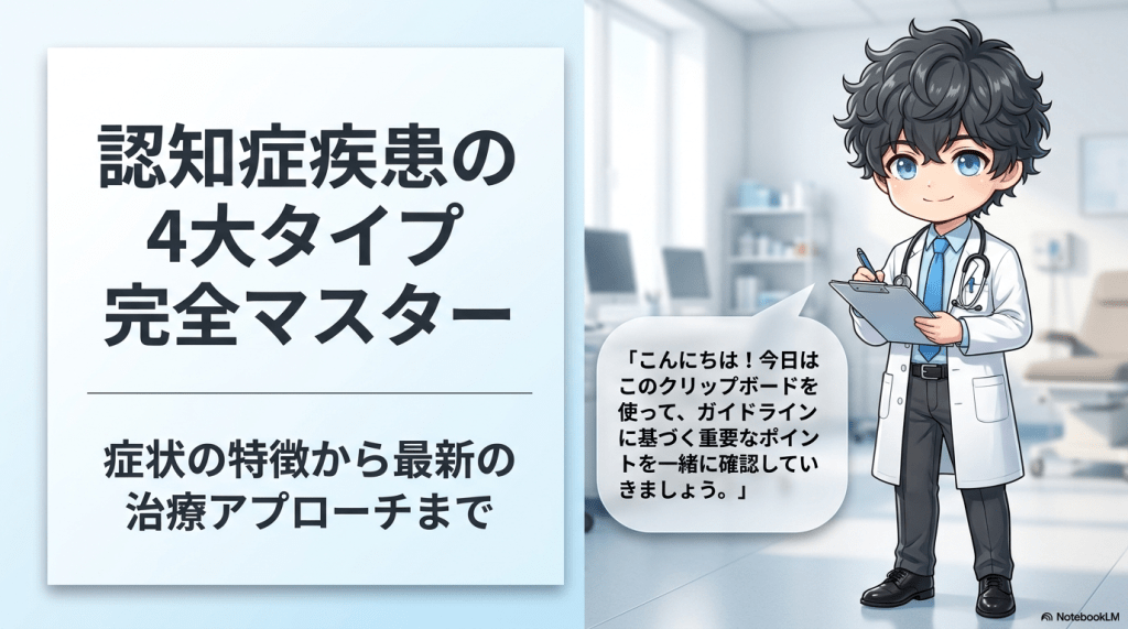 認知症4大疾患の「見立て」と治療アプローチ完全マスター：ガイドラインに基づく臨床実践ポイント L1.png