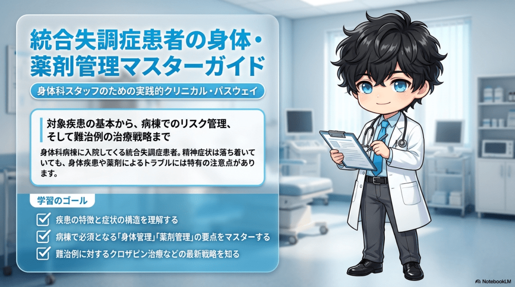 精神科薬の罠を回避せよ！身体疾患を合併した統合失調症患者の薬剤・身体管理Q&A L1.png