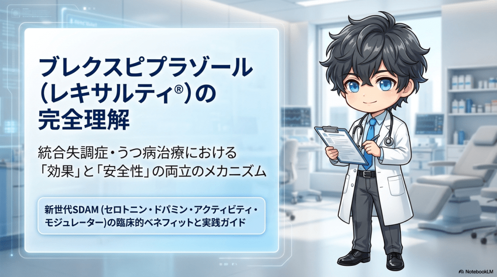 【レキサルティ処方ガイド】アカシジアを防ぎ統合失調症・うつ病治療・アルツハイマー型認知症の治療戦略 L1.png