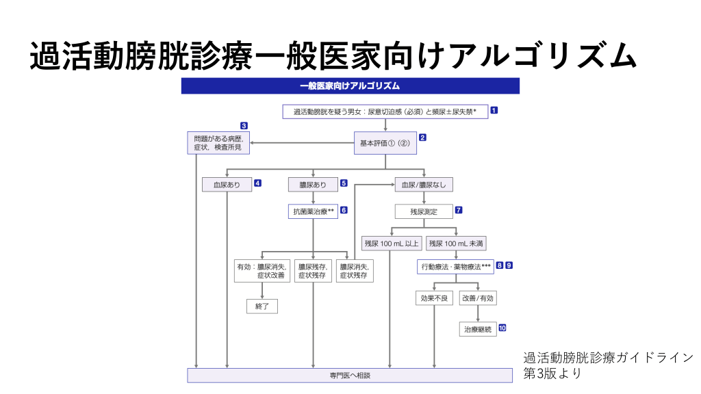 過活動膀胱診療のABC ～非泌尿器科医の先生に向けて～ | Antaa Slide