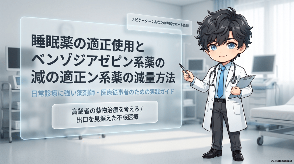 ベンゾジアゼピン系薬の安全な適正使用と減量戦略：依存・離脱症状の予防と対応 L1.png