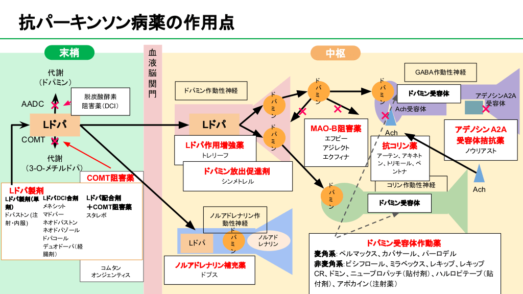 パーキンソン治療薬 等価表 – 日本神経治療学会 治療指針作成委員会 – ESCYJ