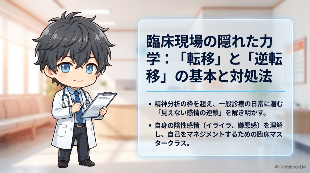 【日常診療】患者へのイライラを防ぐ「転移・逆転移」の実践的マネジメント法 L1.png