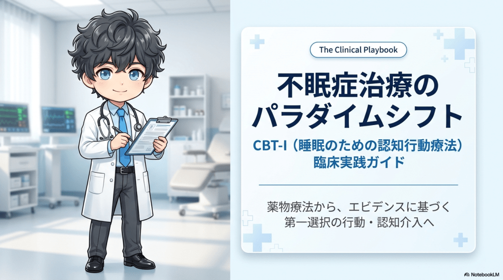 薬に頼らない不眠症治療！外来で実践できるCBT-I導入・指導完全ガイド L1.png