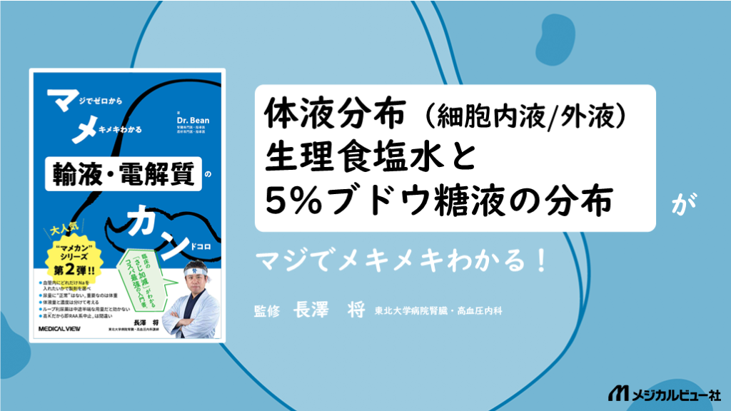 体液分布（細胞内液/外液）、生理食塩水・5%ブドウ糖液の分布 L001.png