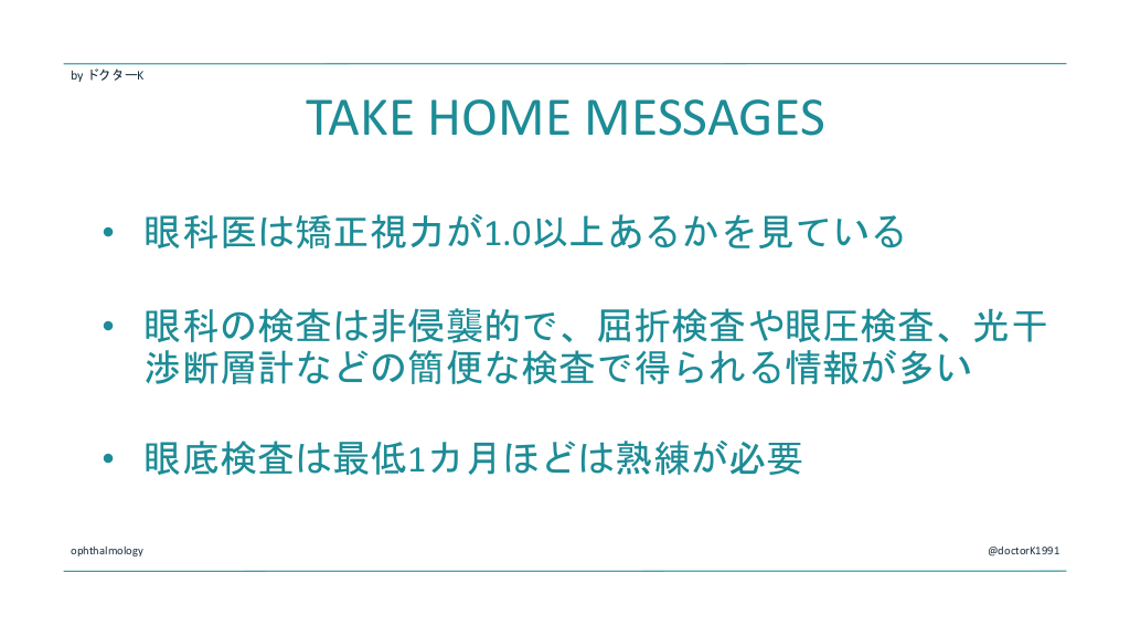 眼科診察の流れを知ろう！ | Antaa Slide