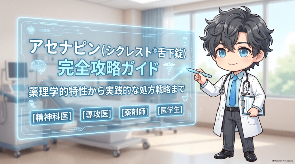 【統合失調症】アセナピンの薬理と処方戦略：オランザピンからの安全な切替と代謝管理 L1.png