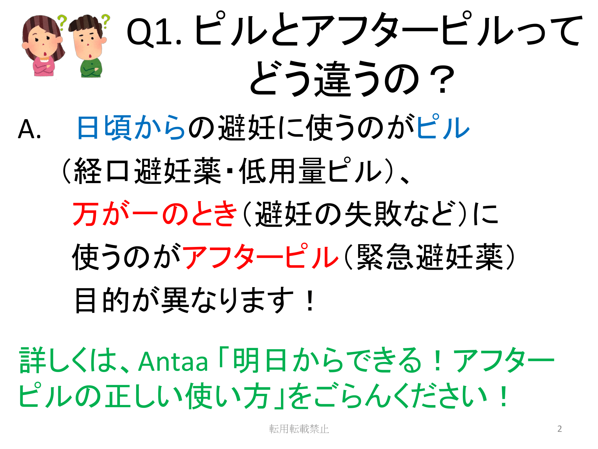 内科での低用量ピル処方 基礎編 Antaa Slide