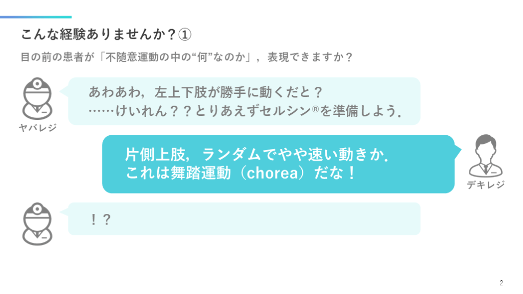 不随意運動 Antaa Slide 不随意運動 Antaa Slide